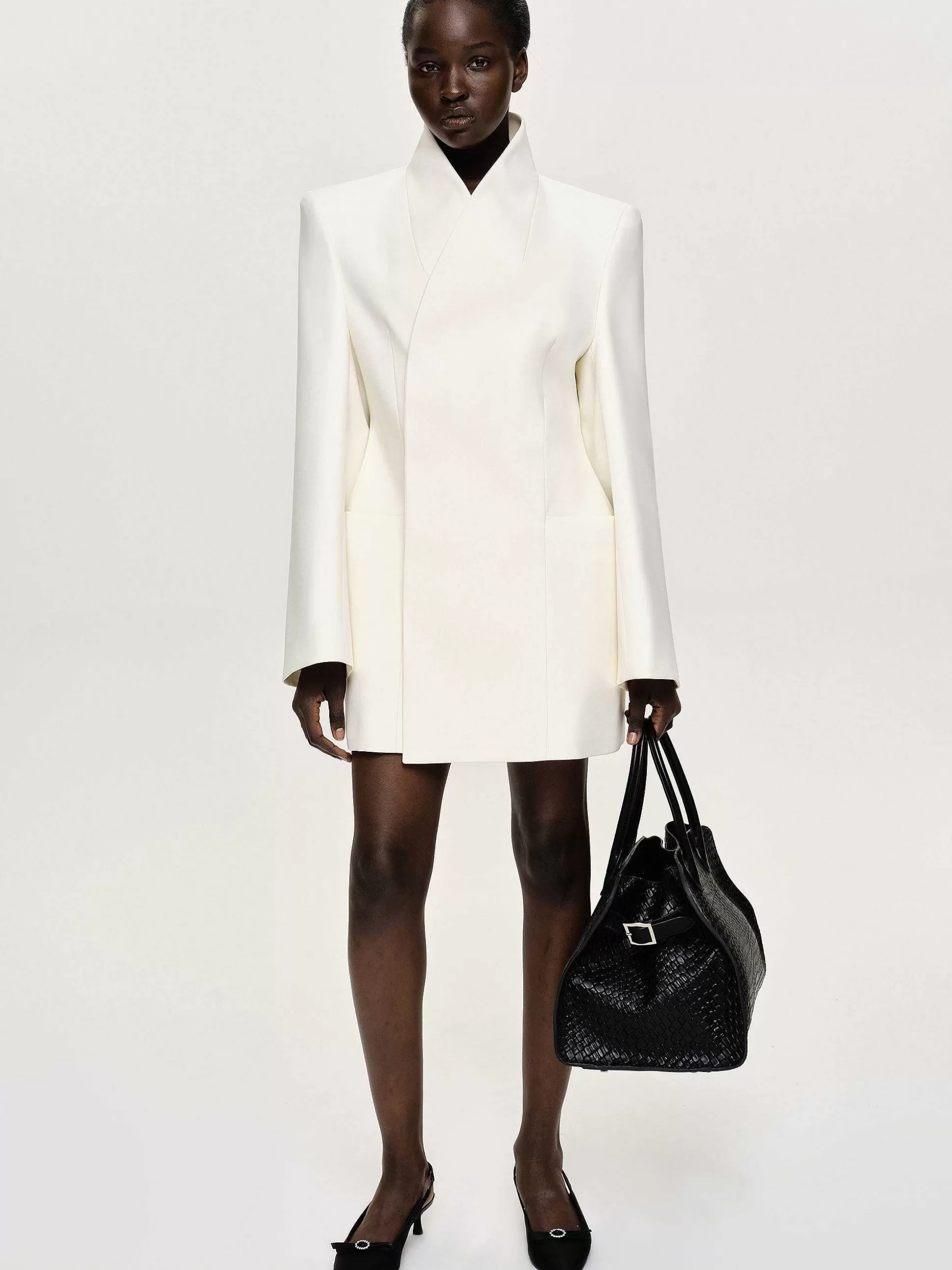 Source Unknown Blazer Portefeuille Corrin, Creme Best Sale