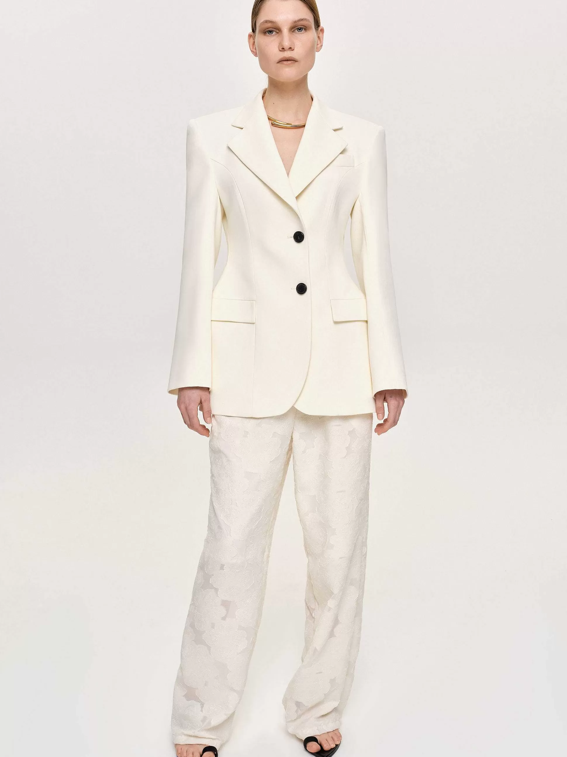 Source Unknown Blazer Sablier Poldo, Creme Flash Sale