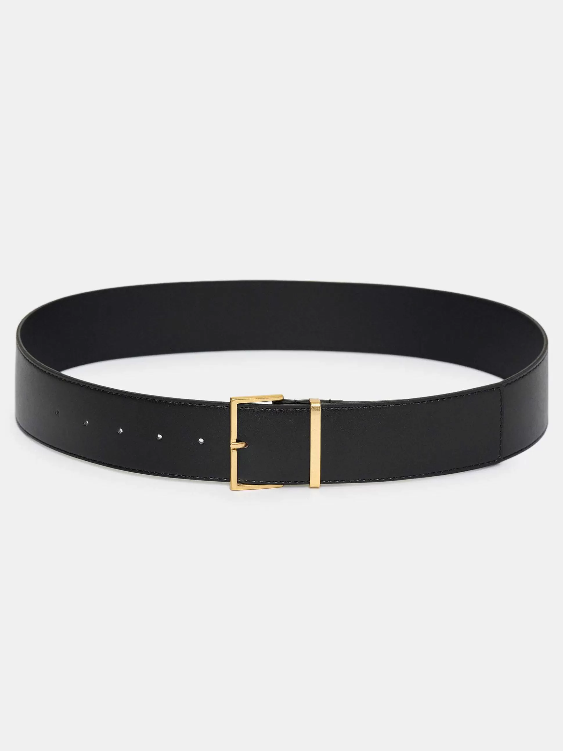 Source Unknown Ceinture A Boucle Carree, Noire Clearance