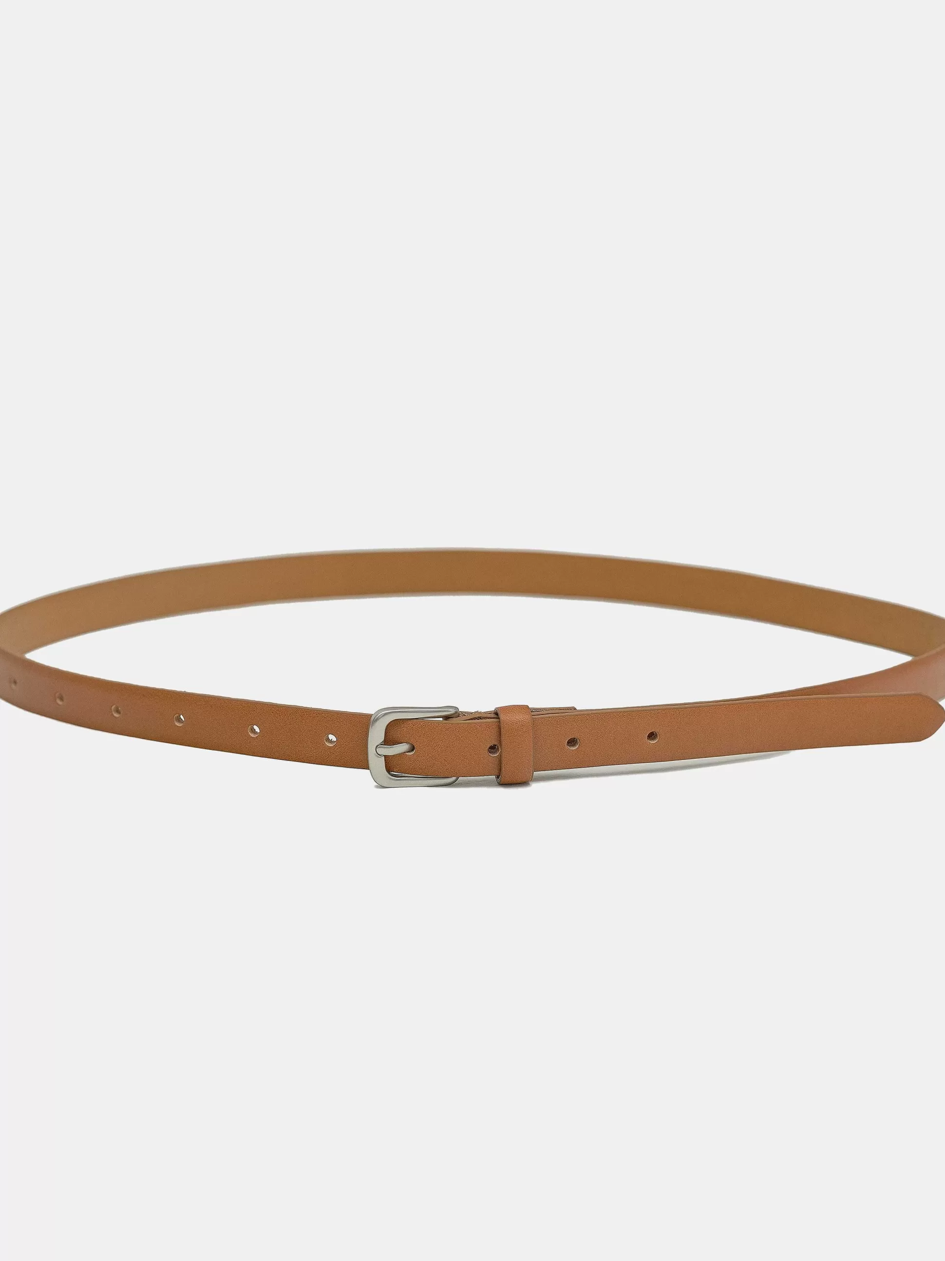 Source Unknown Ceinture Fine En Cuir, Camel Shop