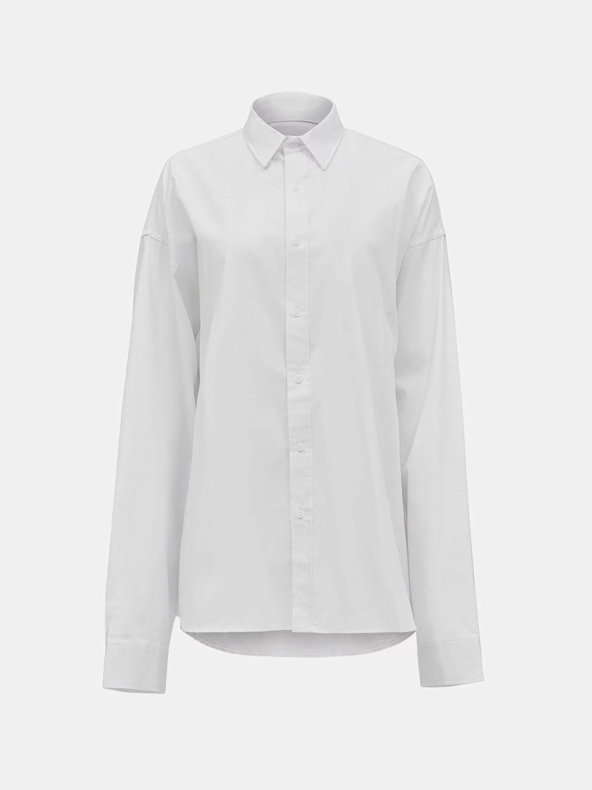 Source Unknown Chemise En Coton Over-Fit, Blanc New
