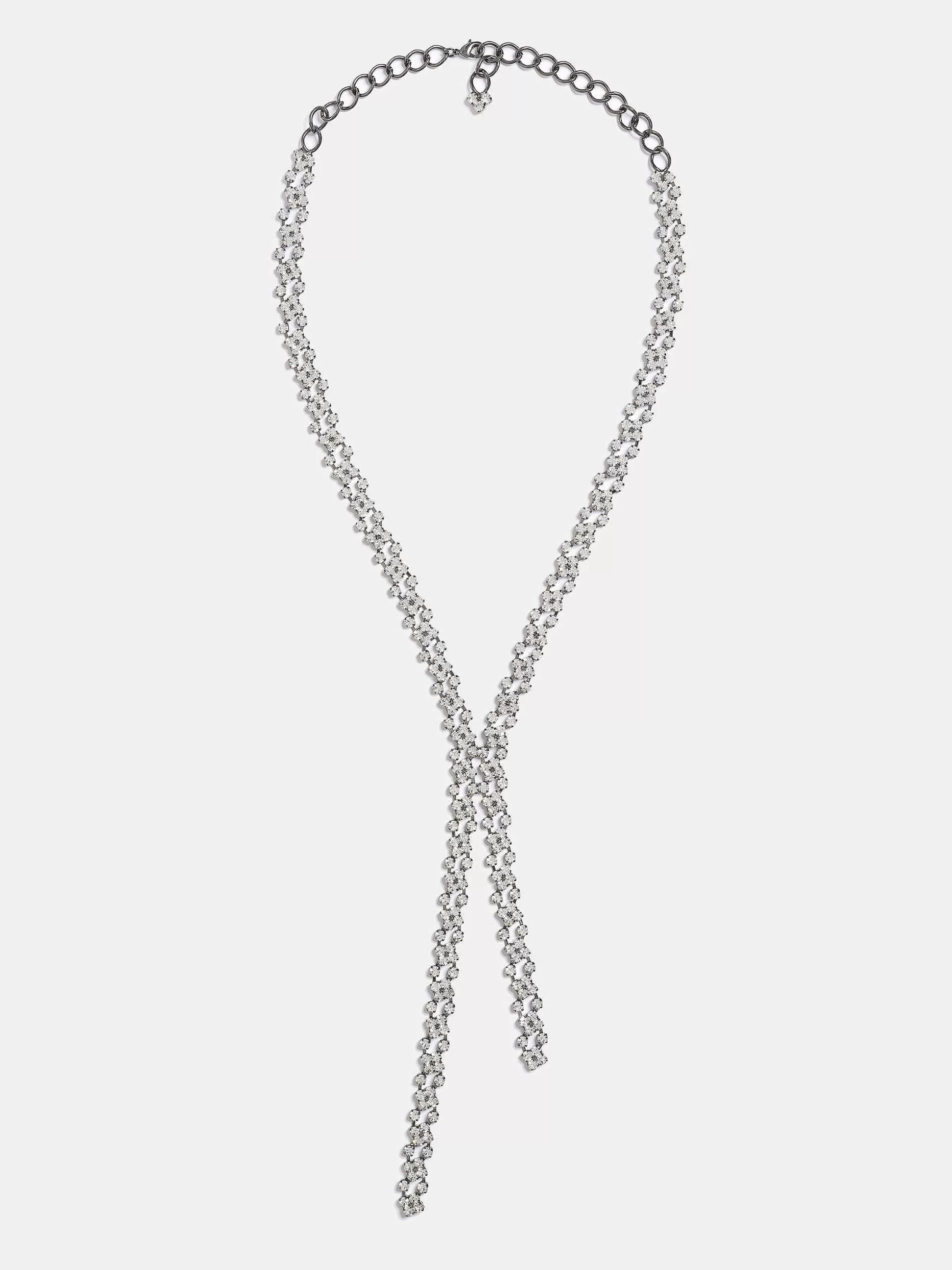 Source Unknown Collier Goutte En Strass, Argent Flash Sale