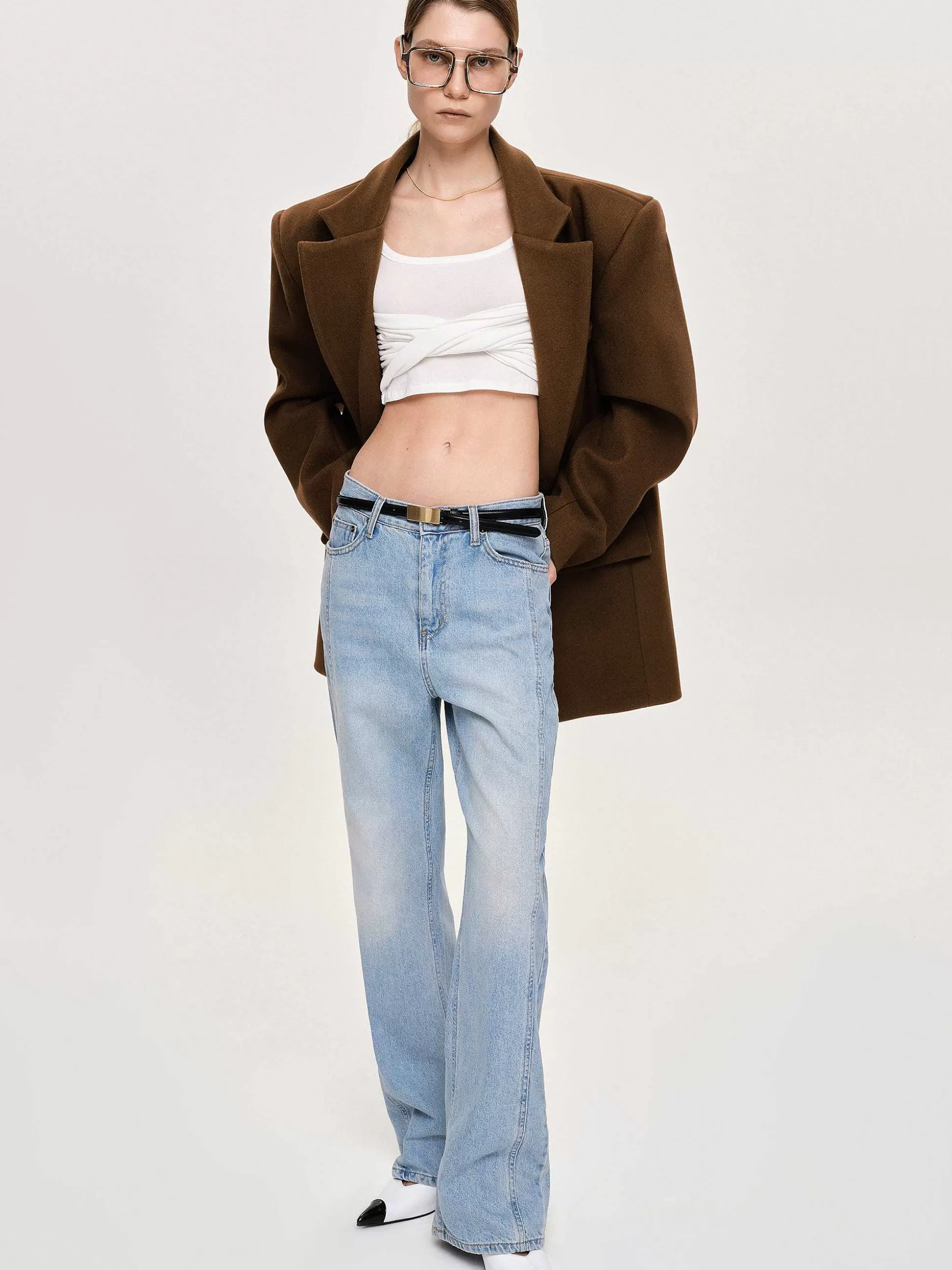 Source Unknown Debardeur Twist, Blanc Flash Sale