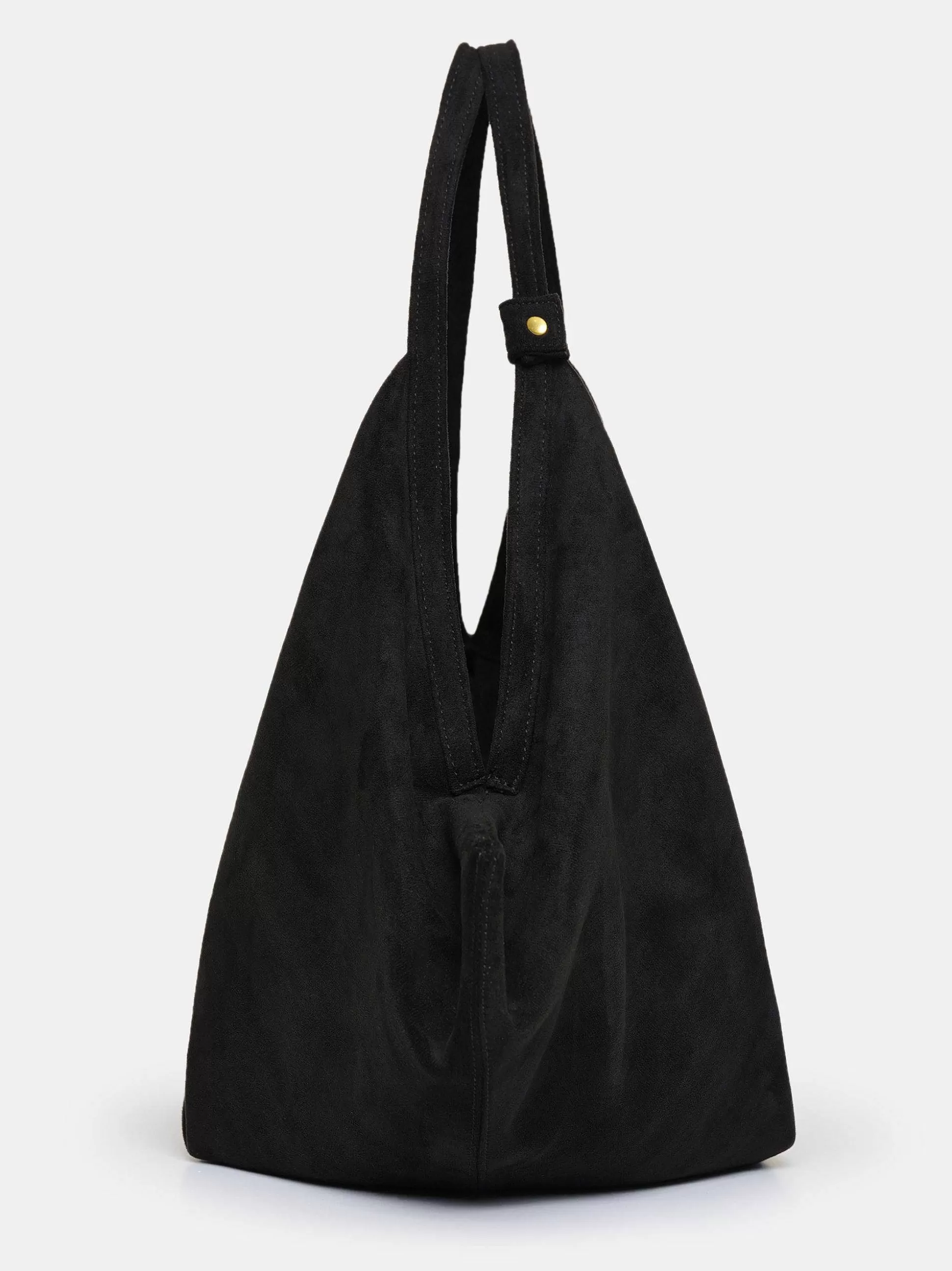 Source Unknown Grand Sac Fortune Cookie, Suede Noir Best Sale