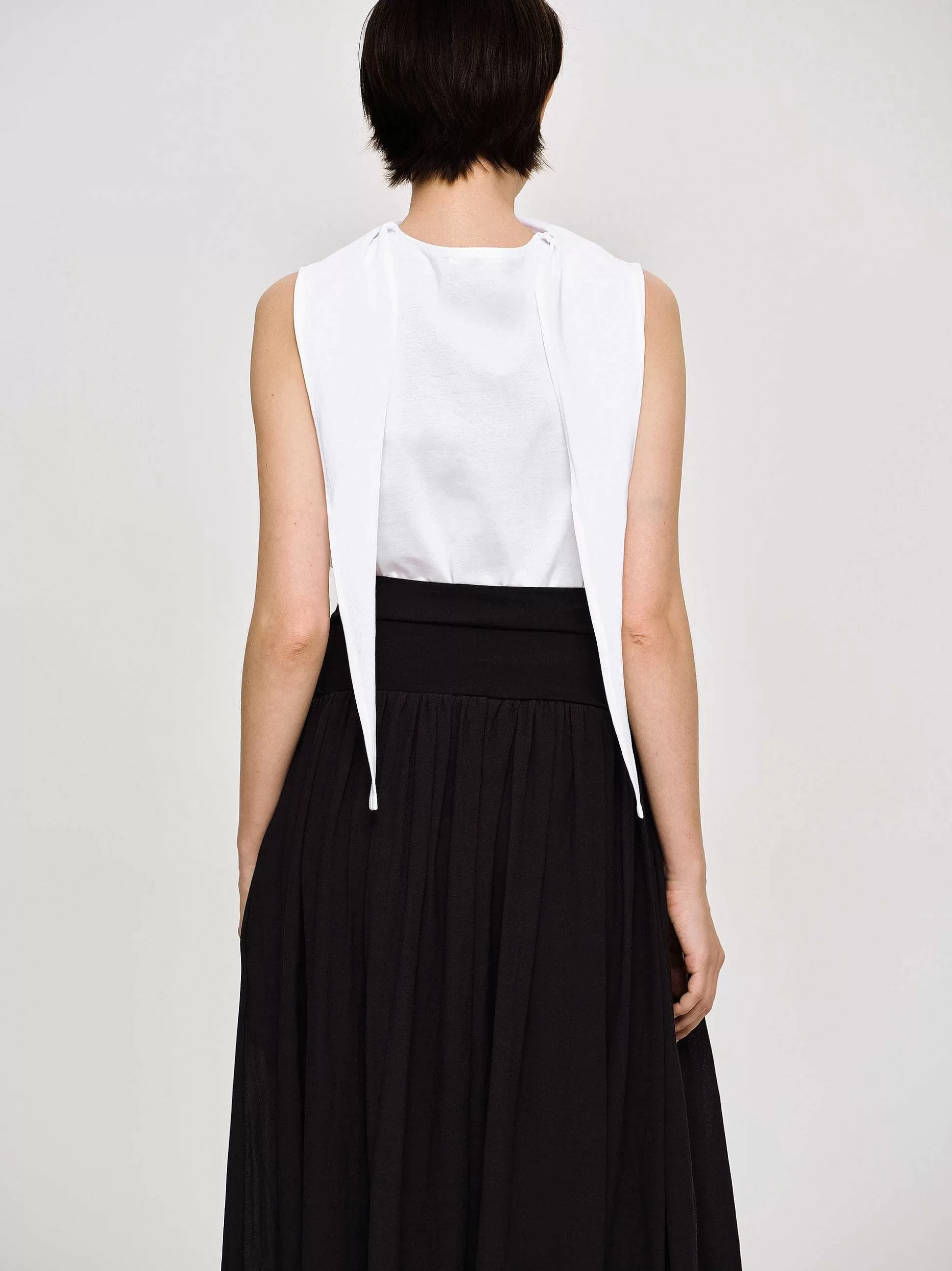 Source Unknown Haut A Col Foulard, Blanc Store