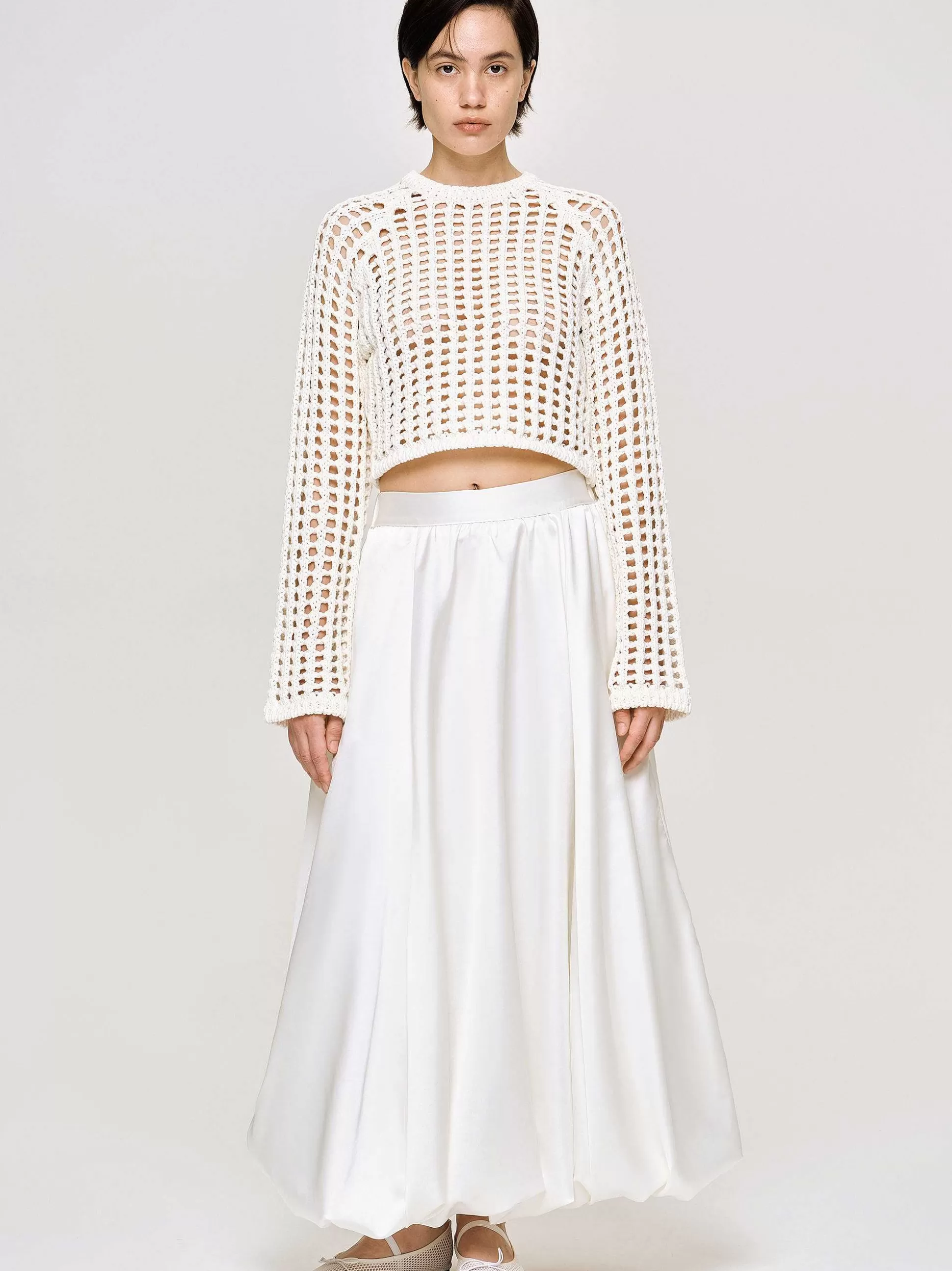 Source Unknown Haut En Tricot Reef Net, Ivoire Online