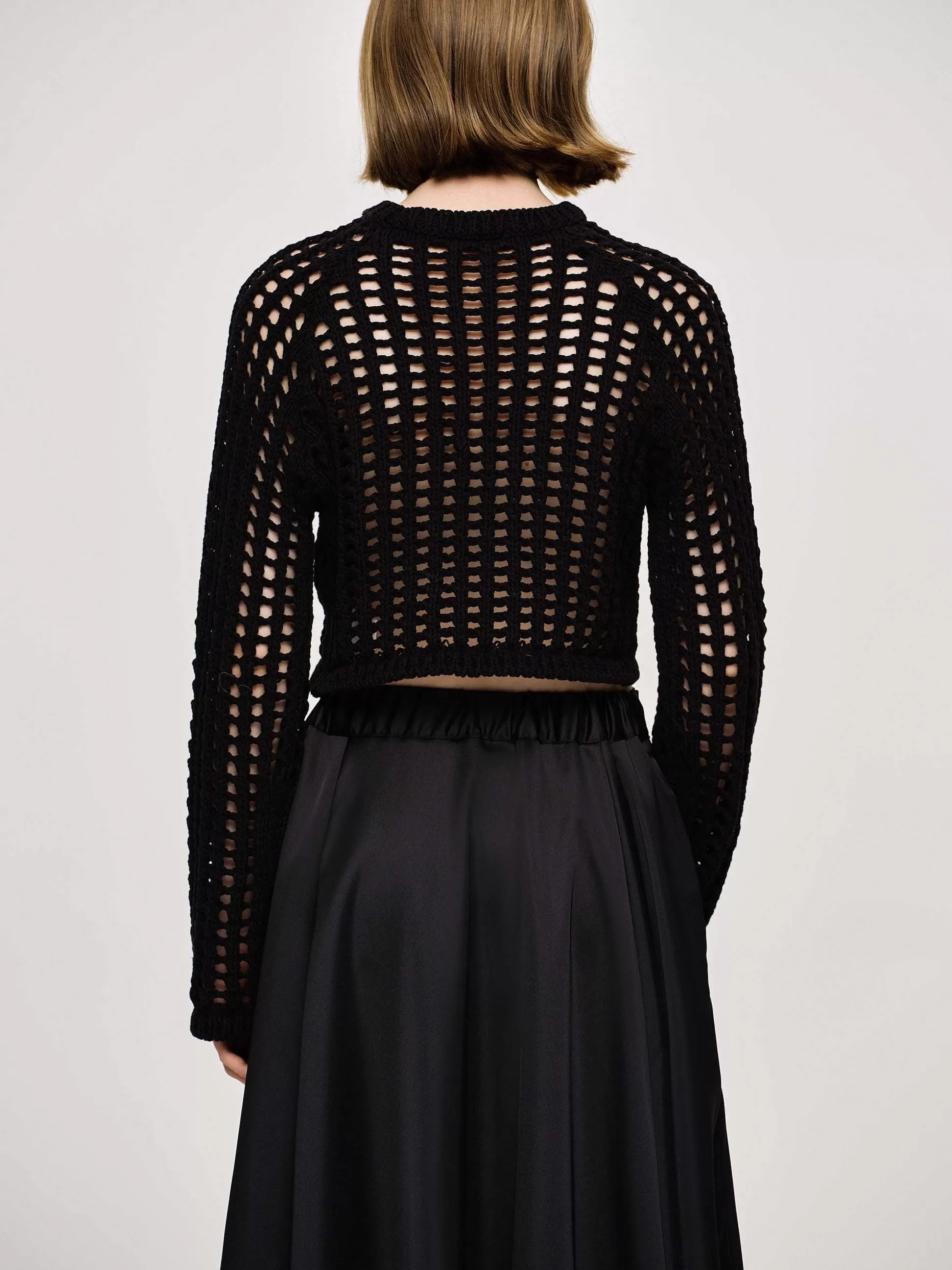 Source Unknown Haut En Tricot Reef Net, Noir Online