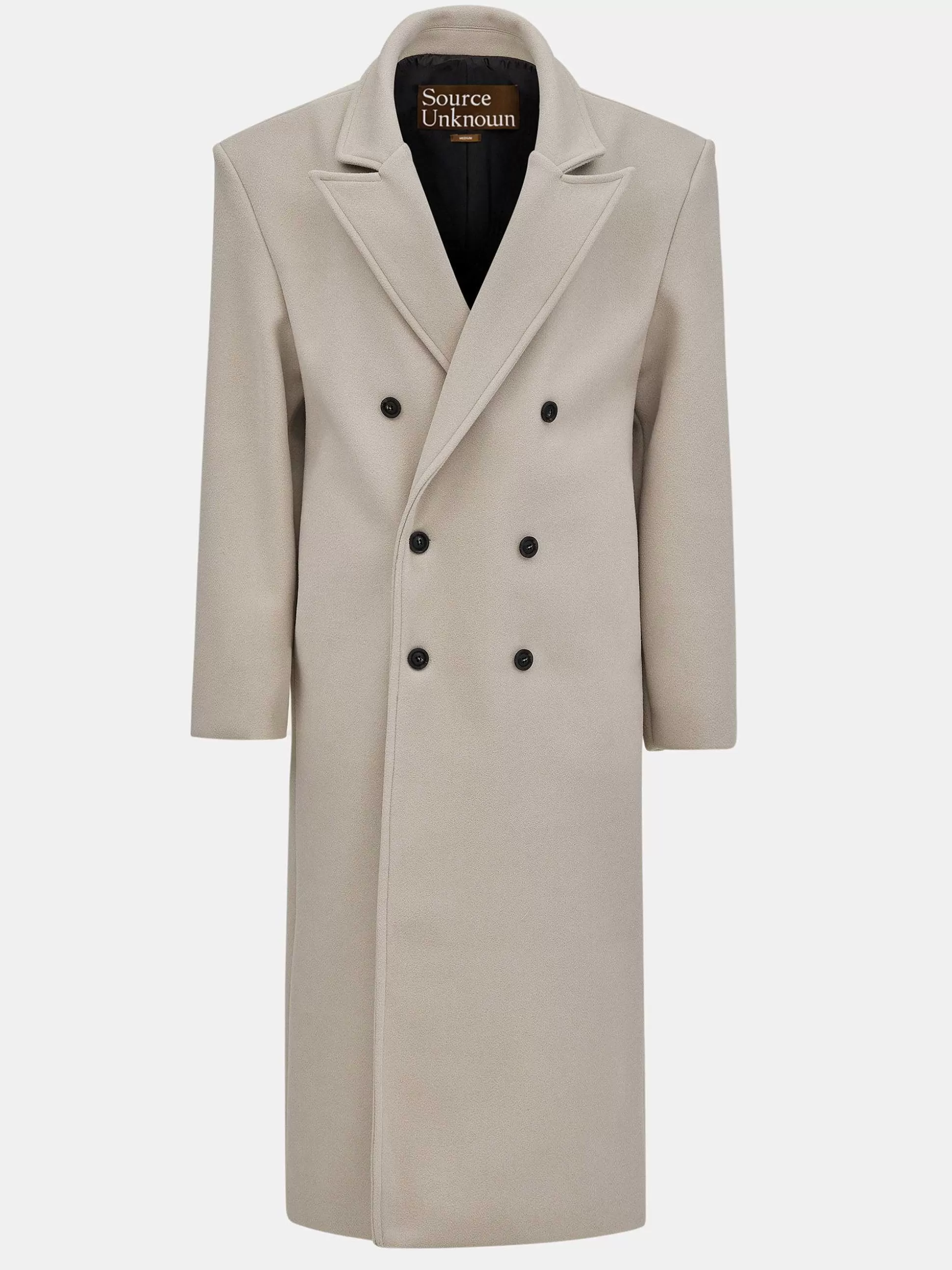 Source Unknown Manteau Grand-Pere Surdimensionne Wallis, Beige Hot