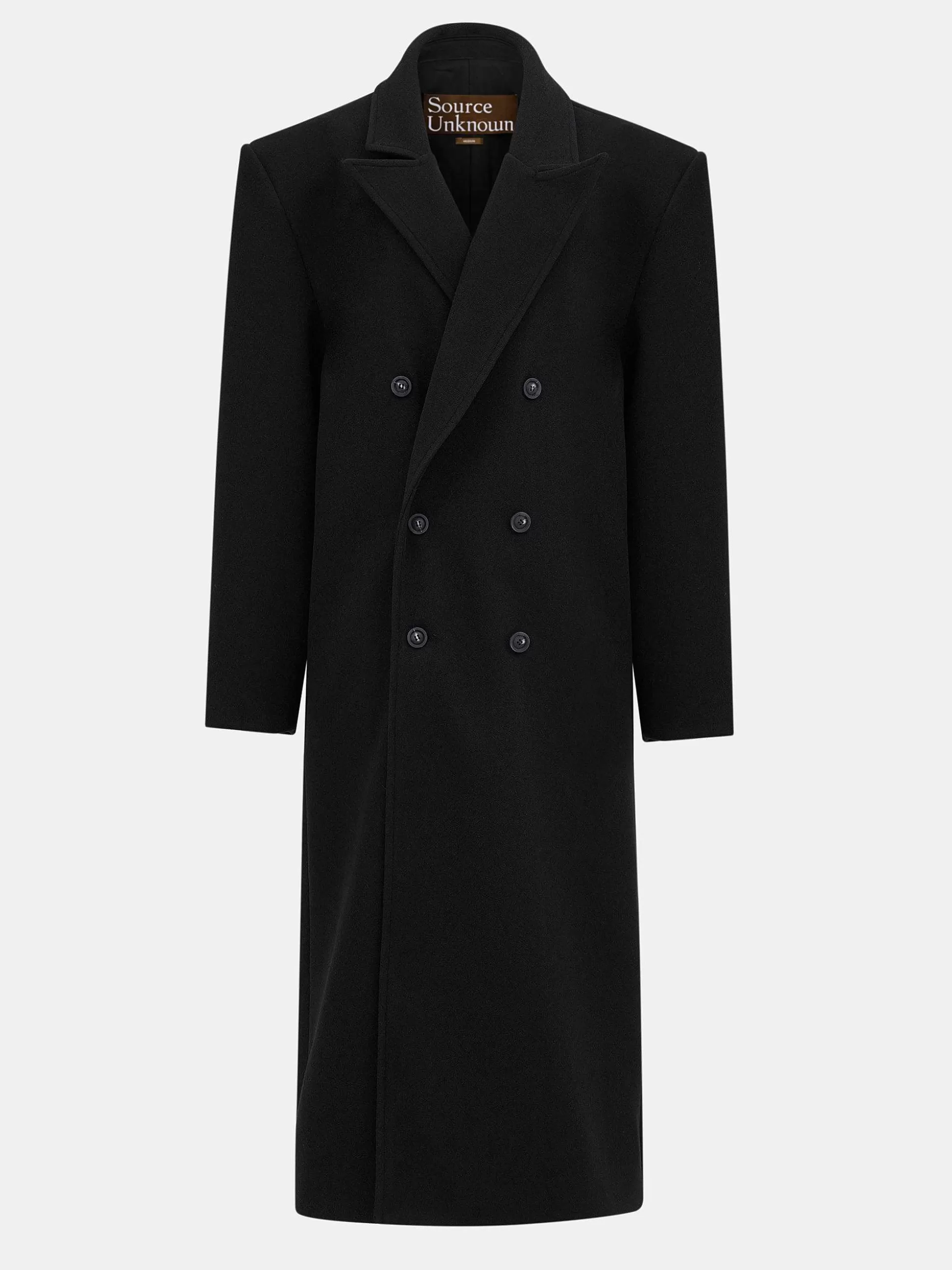 Source Unknown Manteau Grand-Pere Surdimensionne Wallis, Noir Hot