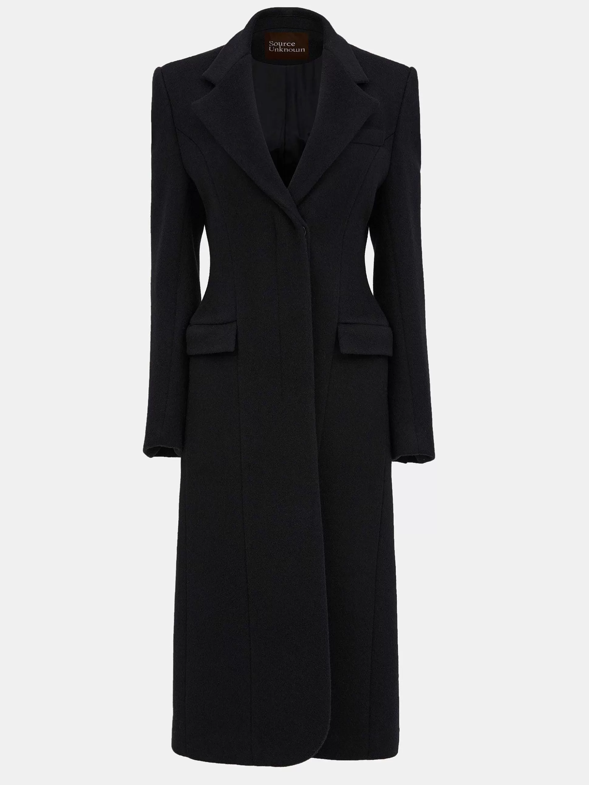 Source Unknown Manteau Sablier Holin, Noir Hot