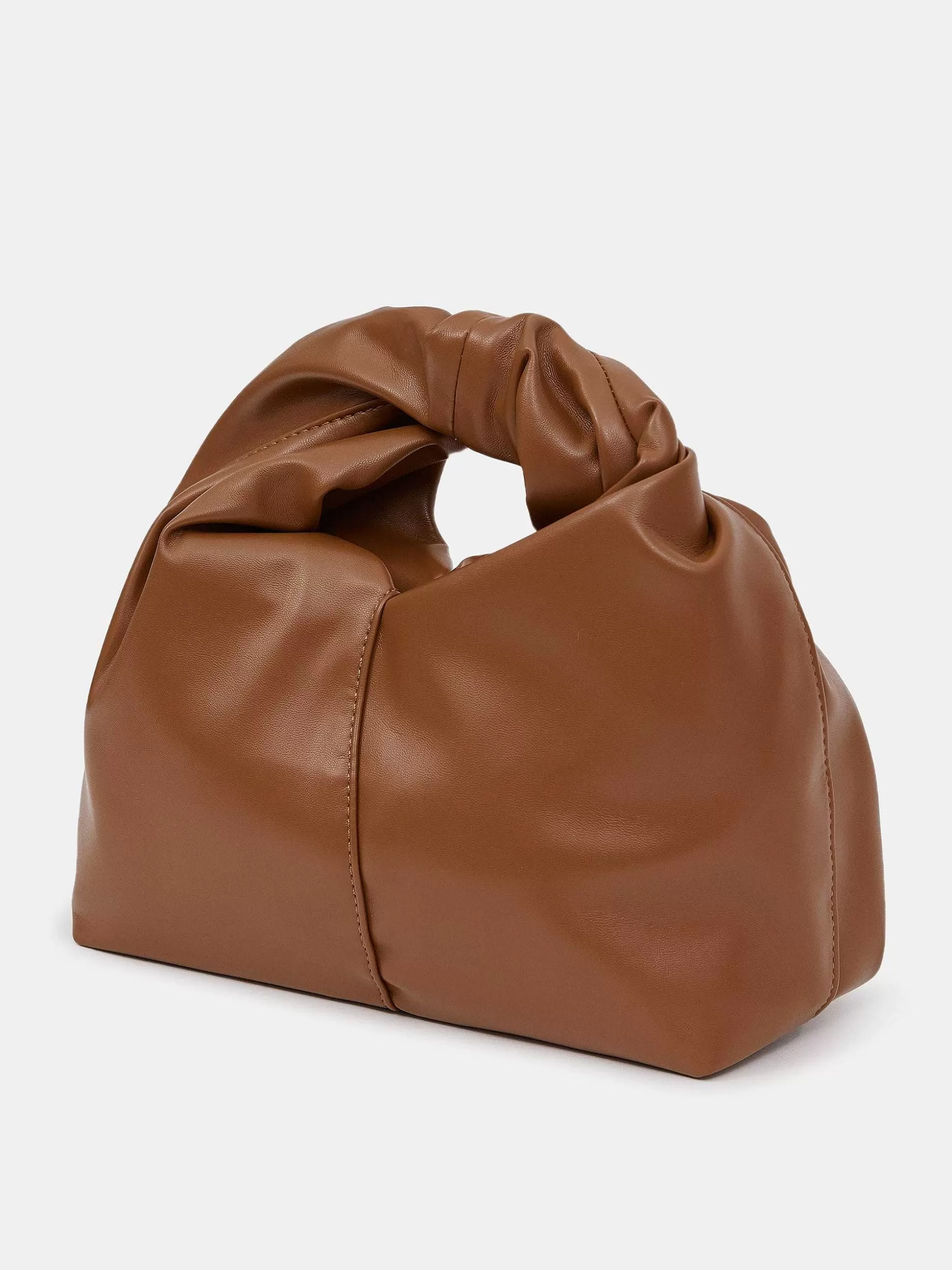 Source Unknown Mini Sac Twist, Cognac Cheap