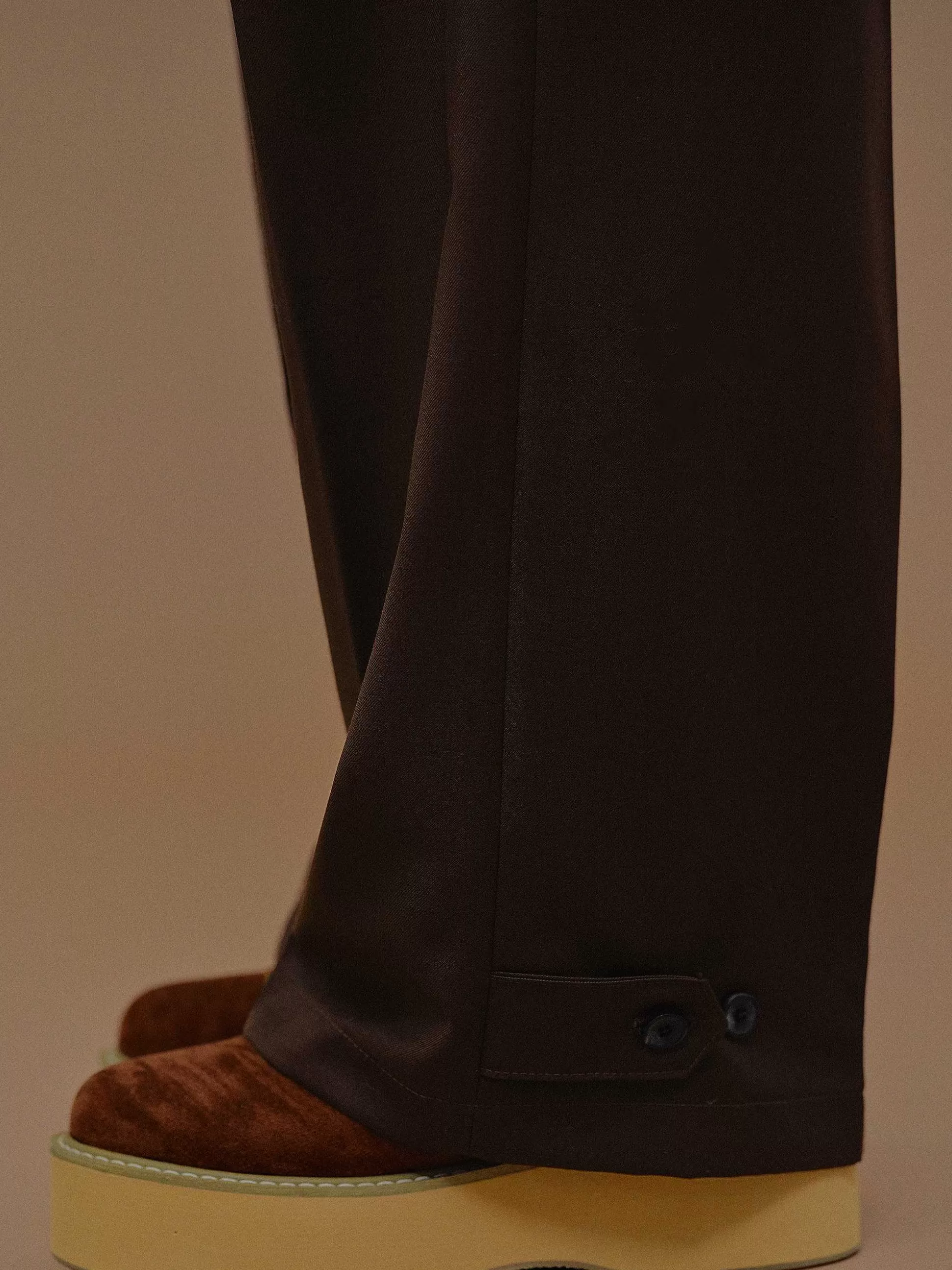 Source Unknown Pantalon Decontracte A Poche Triangulaire, Fondant Best