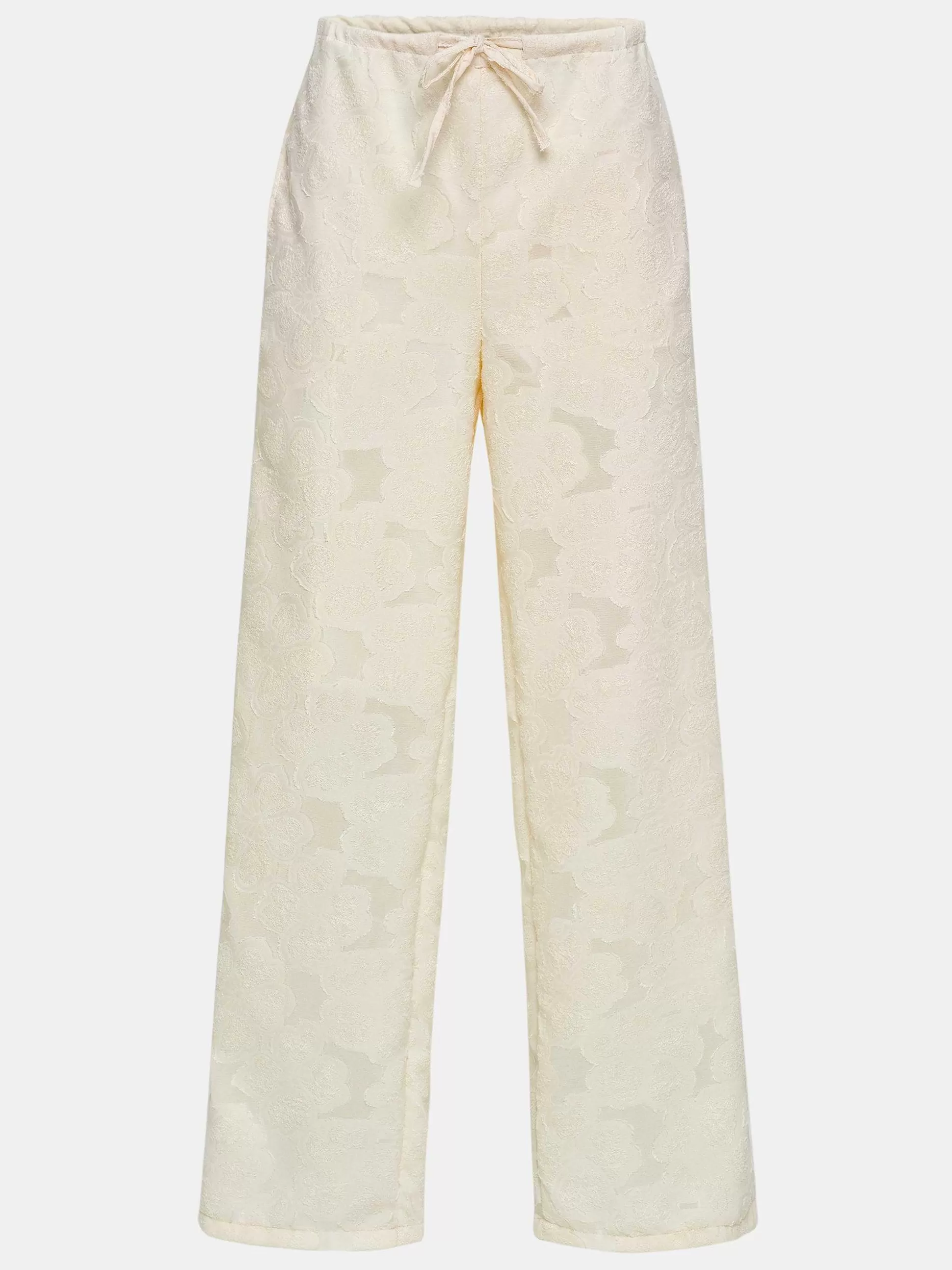Source Unknown Pantalon Jacquard A Cordon, Ivoire Discount