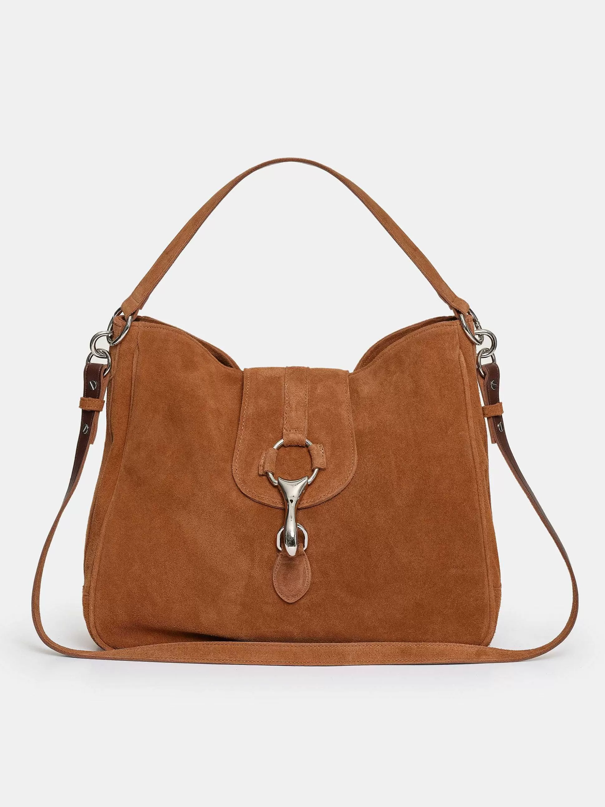 Source Unknown Sac Hobo En Suede, Cuivre New