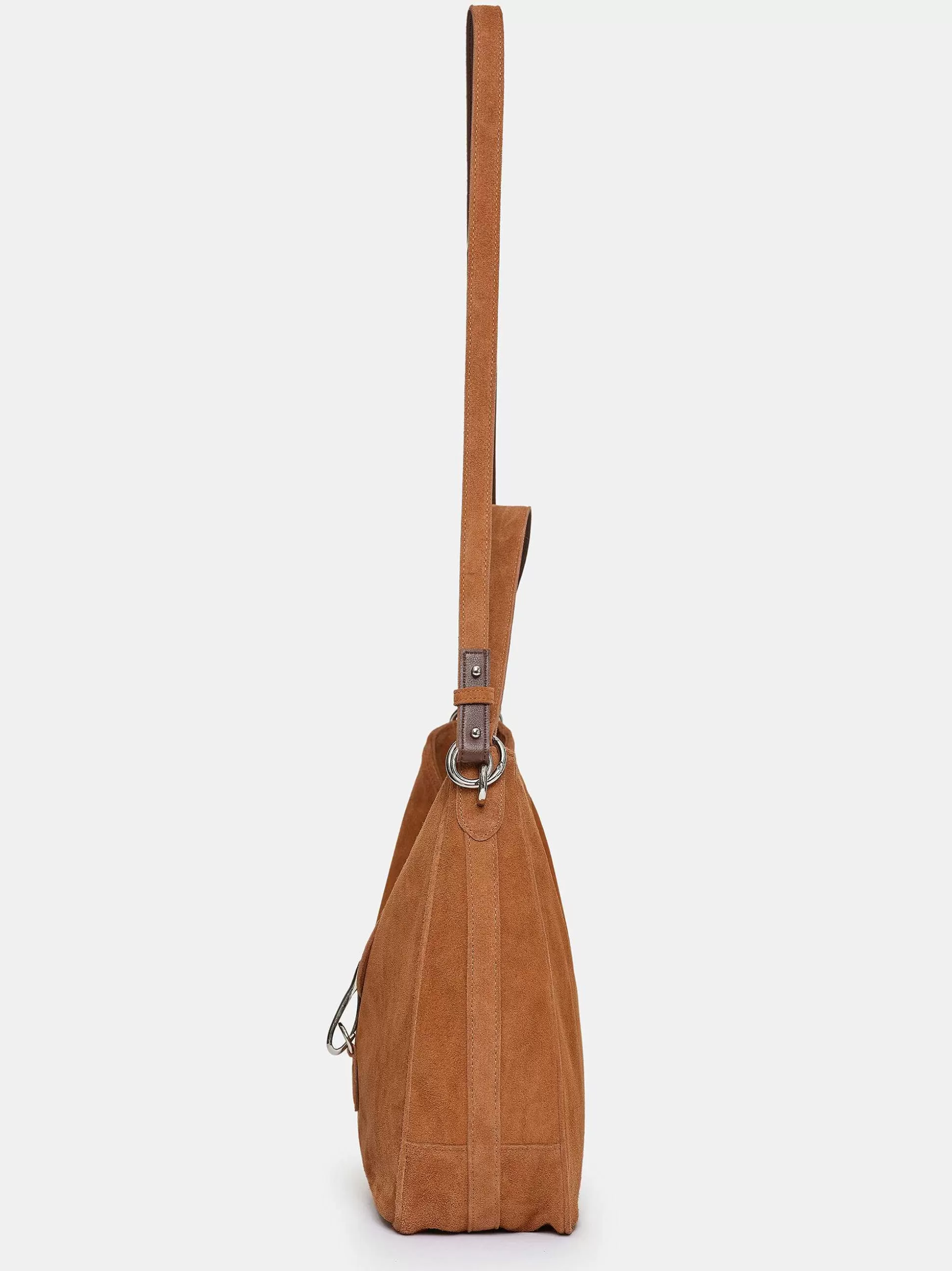 Source Unknown Sac Hobo En Suede, Cuivre Flash Sale