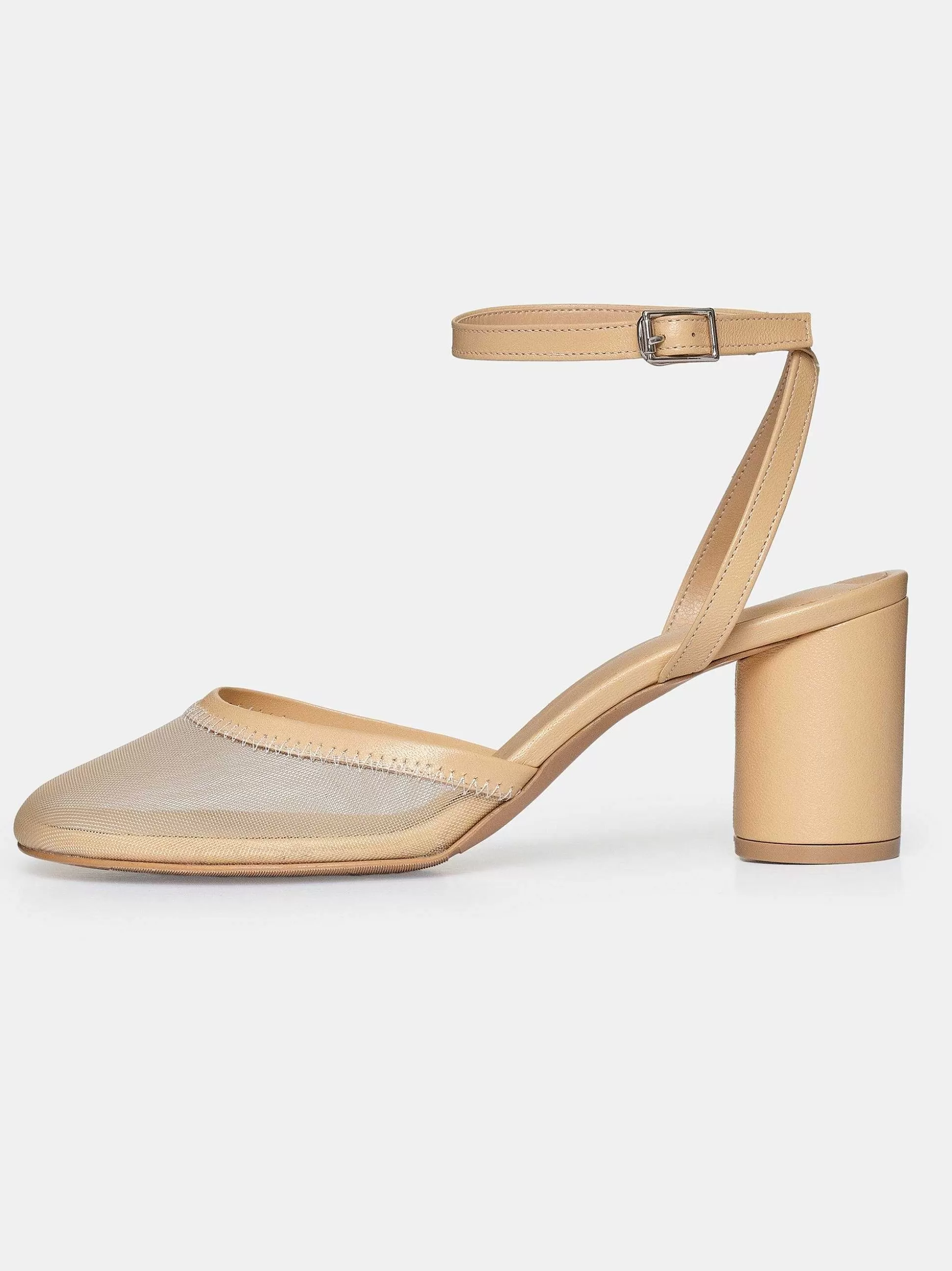 Source Unknown Sandales A Bout En Maille Noa, Camel Flash Sale