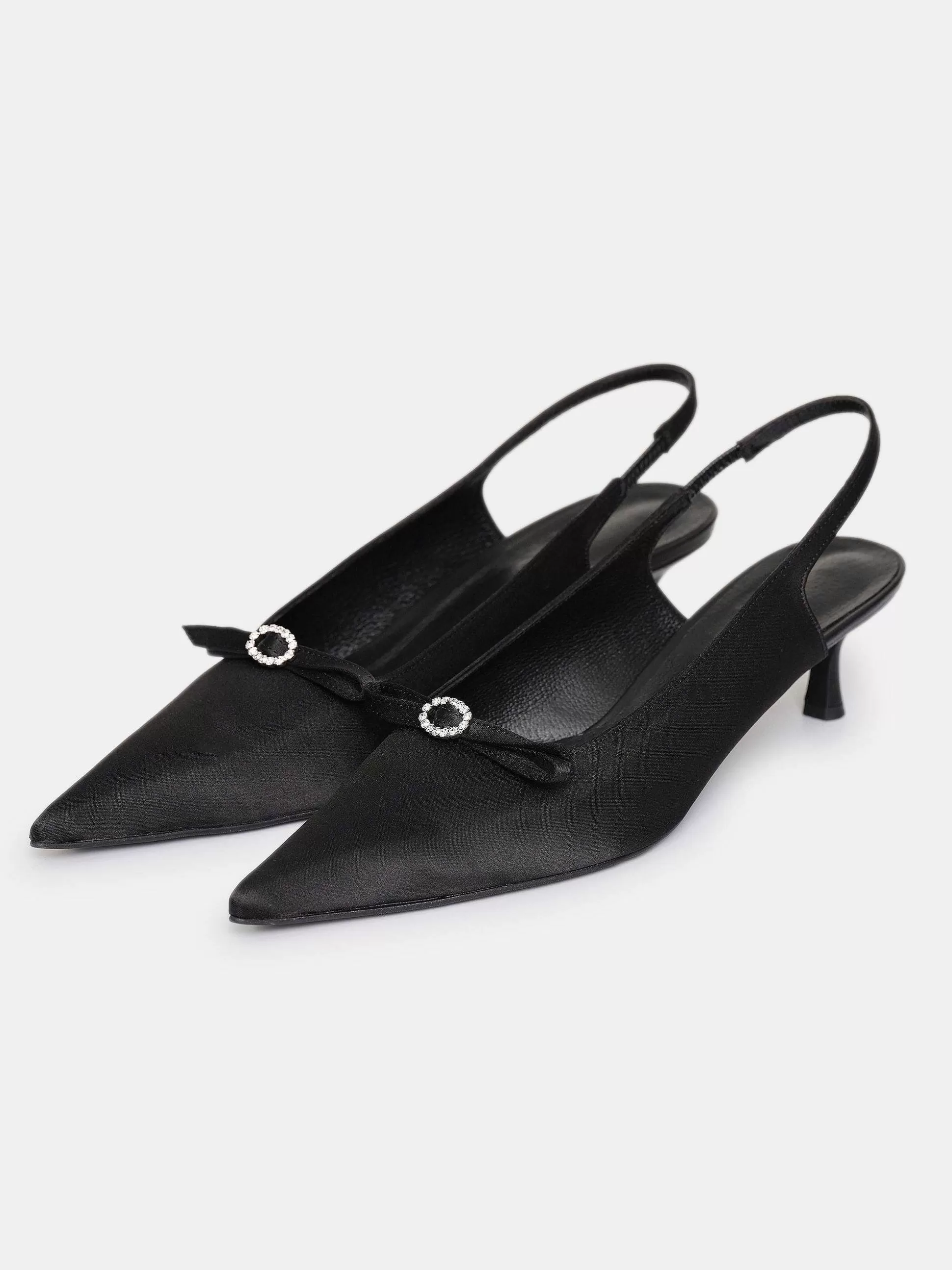 Source Unknown Sifua Sandales A Bride Arriere Avec Boucle Sur Le Devant, Noir Online