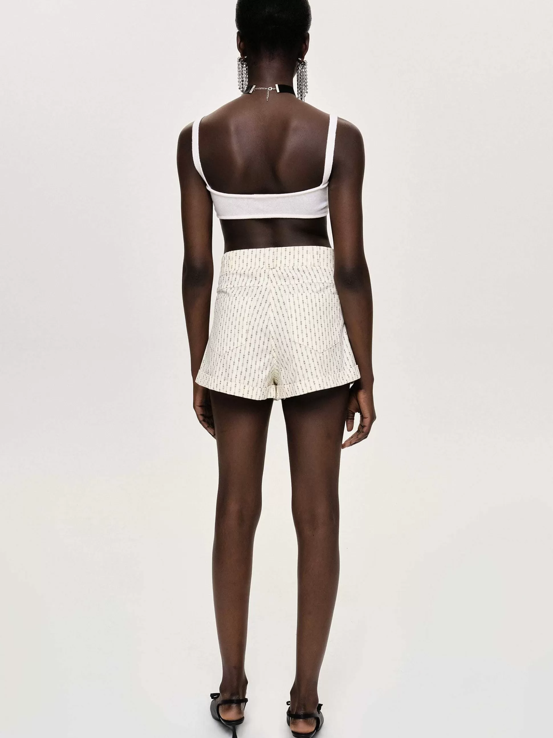 Source Unknown Soutien-Gorge En Tricot Cotele, Blanc Best