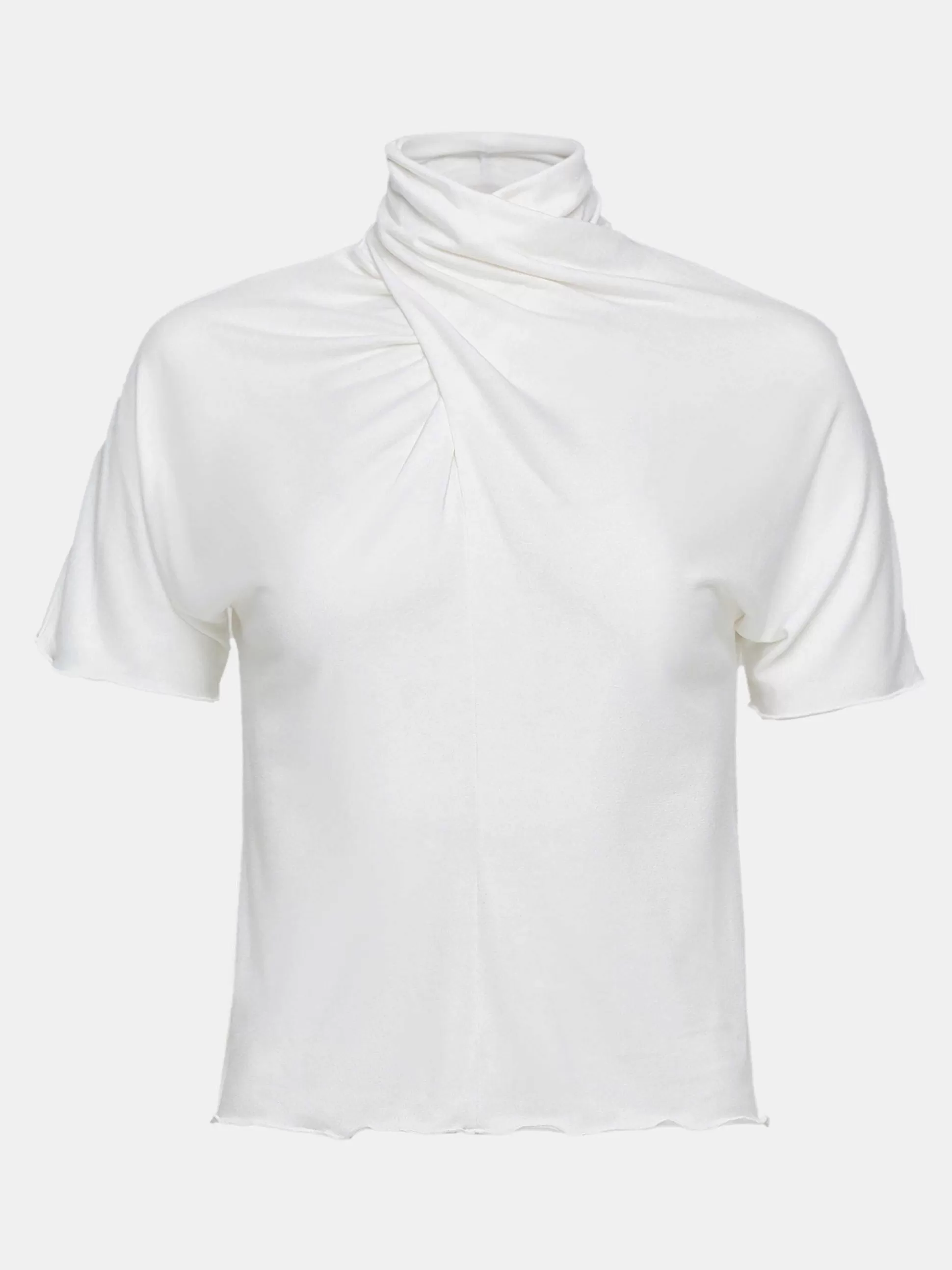 Source Unknown T-Shirt A Col Croise Daye, Blanc New
